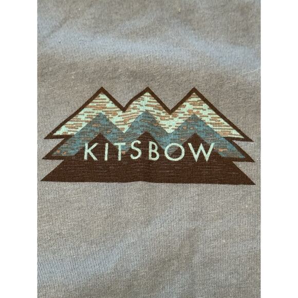 NWT Medium Kitsbow T Shirt Blue Ridge Logo Made In USA Blue Short Sleeve - Picture 5 of 11